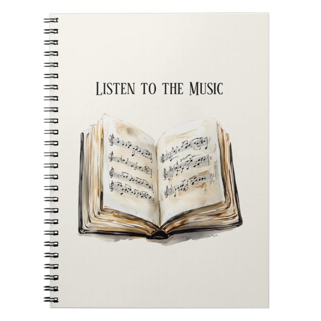 Music Sheets Black Book (Front)