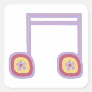 music sheets sticker