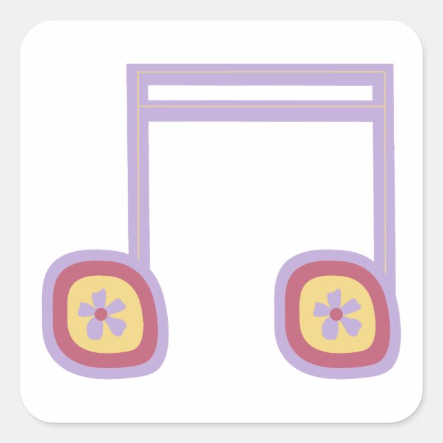 music sheets sticker (Front)