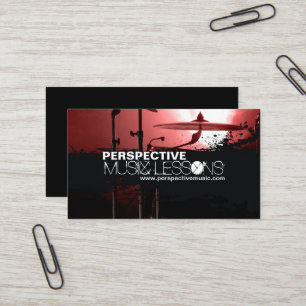 Music Shoppe / Drummer Business Cards