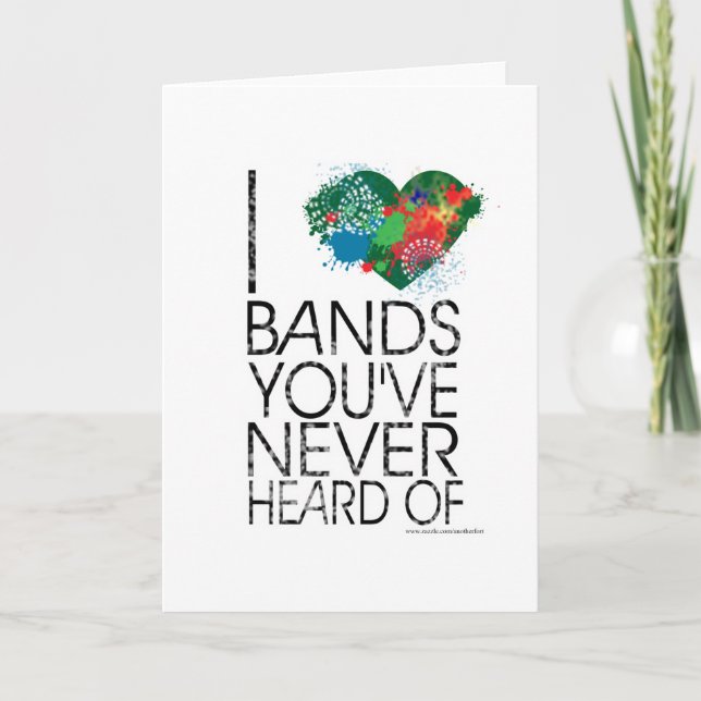 Music Snob Card (Front)