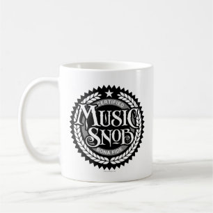 Music Snob - funny music lover Coffee Mug