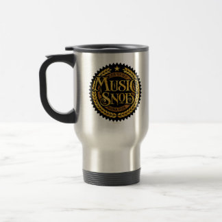 Music Snob - funny music lover Travel Mug