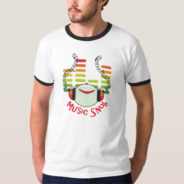 Music Snob Multicolor T-Shirt (Front)