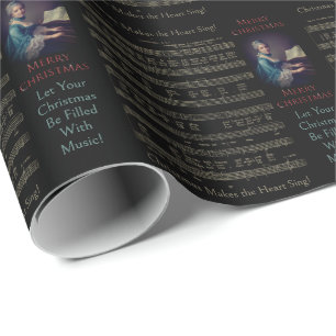 Music Song Vintage Art Customized Wrapping Paper