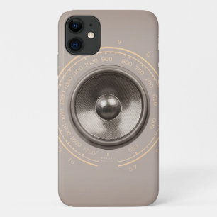 Music speaker and retro radio dial iPhone 11 case