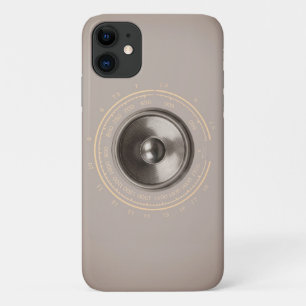 Music speaker and retro radio dial iPhone 11 case