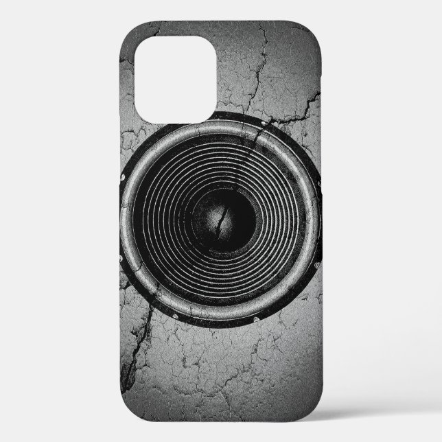 Music speaker on a cracked wall Case-Mate iPhone c Case (Back)