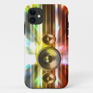 Music speakers and party lights iPhone 11 case