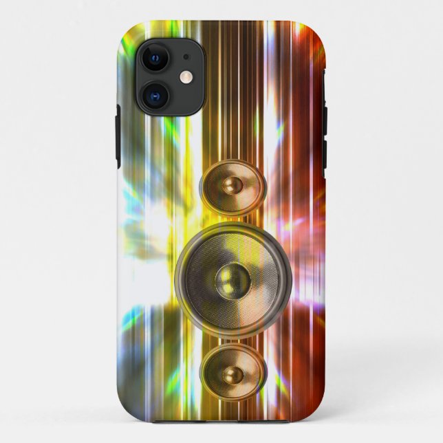 Music speakers and party lights Case-Mate iPhone case (Back)