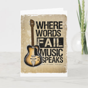 music speaks card