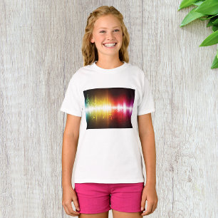 Music Spectrum Soundwave Vibrant Audio Visualiser T-Shirt