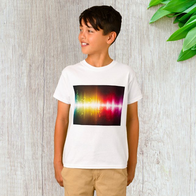 Music Spectrum Soundwave Vibrant Audio Visualiser  T-Shirt (Creator Uploaded)