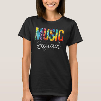 Music Squad Tie Dye Appreciation Day Hello Back To T-Shirt