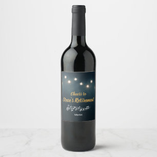Music Stage Wine Label