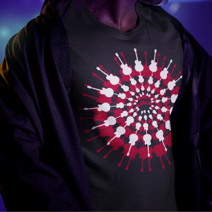 music-stamp cool guitar rock T-Shirt