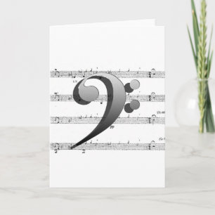 Music Stationary and Stickers! Note Card