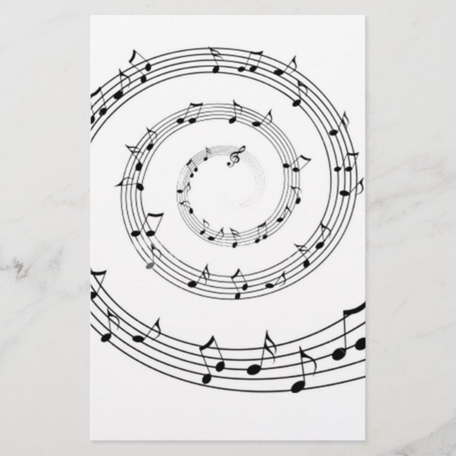 Music Stationery (Front)