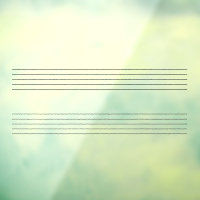 Music Staves for Writing Music Dry Erase Decal