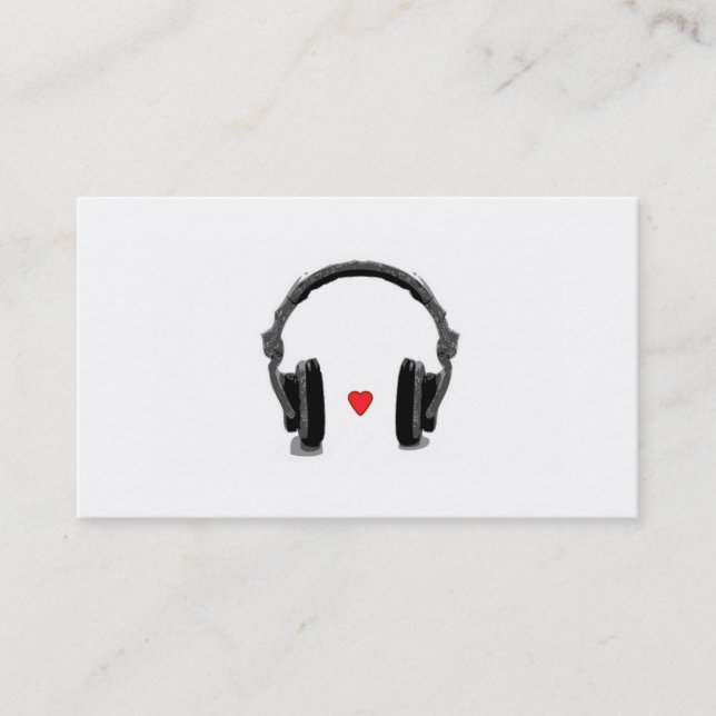 Music Store Business Card (Front)