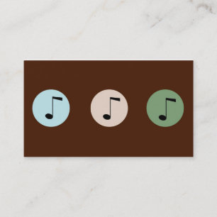 Music Store Business Card
