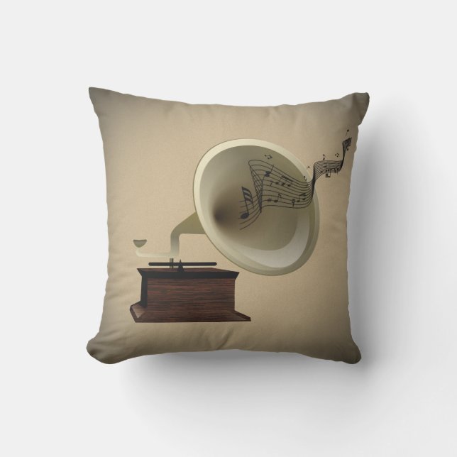 Music Streams from Gramophone Cushion (Front)