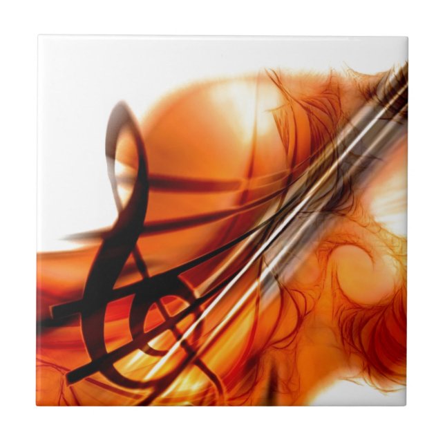 Music  Stringed Instruments Violin Destiny Dance Tile (Front)