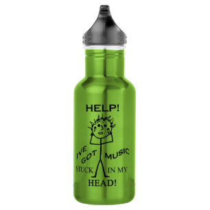 Music Stuck In My Head 532 Ml Water Bottle