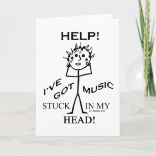 Music Stuck in My Head Card