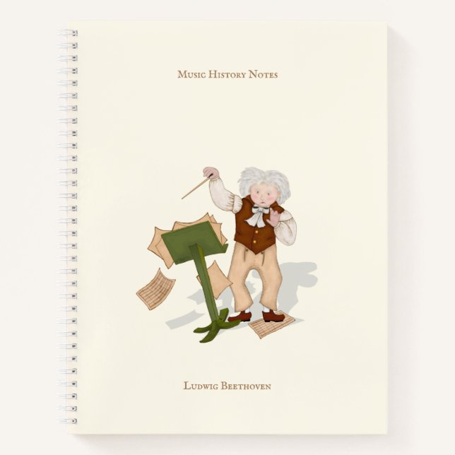 Music Student Performer Director Personalised Notebook (Front)