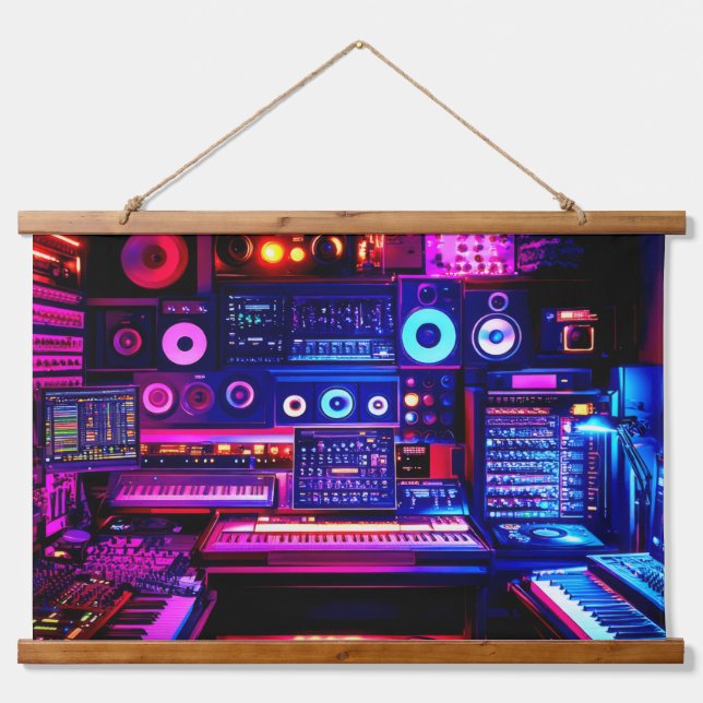 Music Studio Hanging Tapestry (Front)