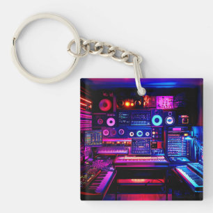 Music Studio Key Ring