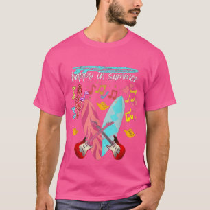 Music Surfing Guitar, Happy In Summer, Rela Summer T-Shirt