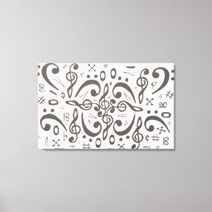 Music Symbols Canvas Print