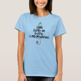 Music T Shirt "SING Do-Re-Mi"