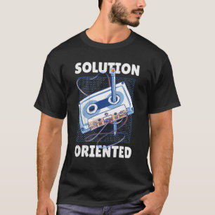 Music Tape is rewind with a pencil  Solution orien T-Shirt