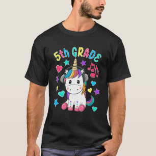 Music Teacher And Student 5Th Grade Back To School T-Shirt