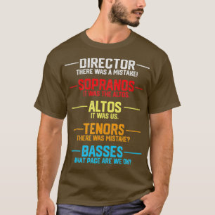 Music Teacher Appreciation Design Choir Members T-Shirt