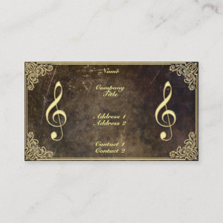 Music Teacher - Business Card