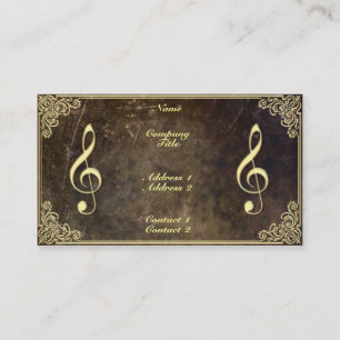 Music Teacher - Business Card