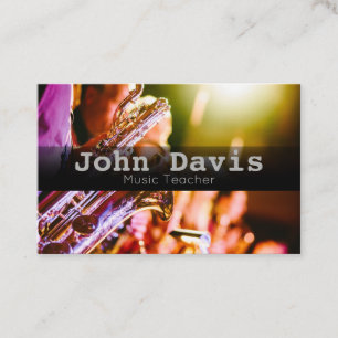 Music Teacher business card