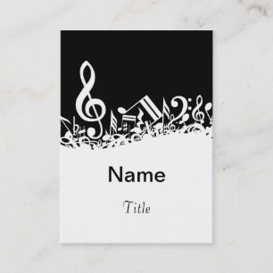 Music Teacher  Business Card Template