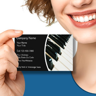 Music Teacher Business Cards