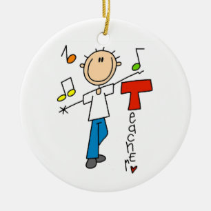 Music Teacher Ceramic Tree Decoration