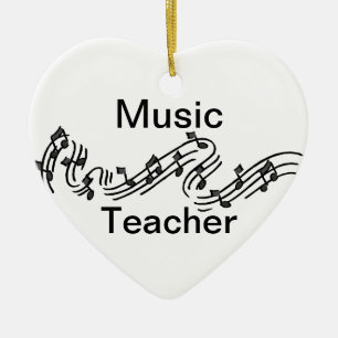 Music Teacher Ceramic Tree Decoration