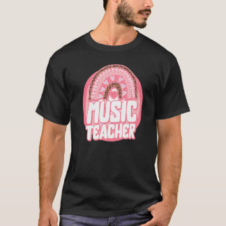 Music Teacher cottagecore Musicians Music Notes Ba T-Shirt