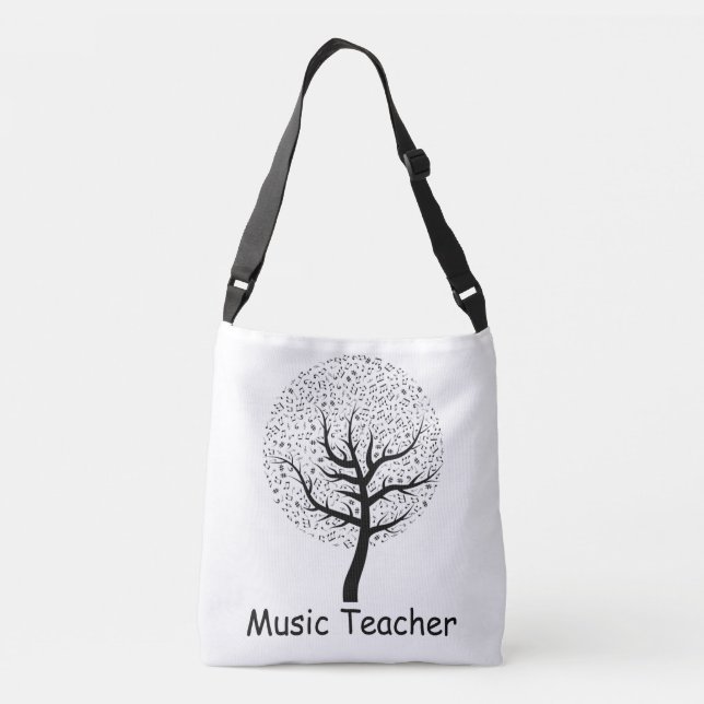 Music Teacher Crossbody Bag (Back)