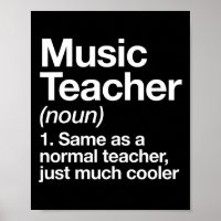 Music Teacher Definition Fun Back To School First