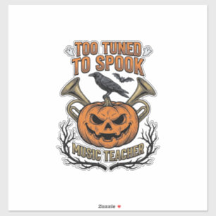 Music Teacher Halloween Pumpkin Engraving Shirt De