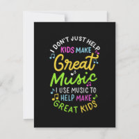 Music Teacher - Help Kids Make Music Gift